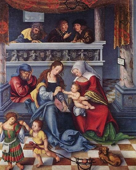 Lucas Cranach the Elder Torgauer Ferstenaltar Sweden oil painting art